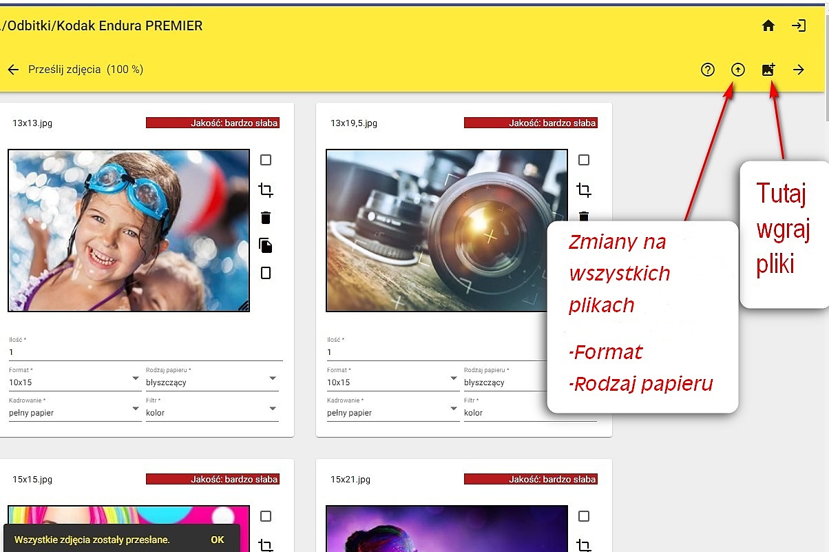 Photos3 jak wgrac pliki